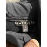 Athleta Women’s Full Zip Hoodie Jacket Black Size Small Hooded Activewear Yoga Photo 2