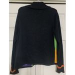 Tiara International Vintage  Halloween Beaded Witch Spider Web Sweater Cardigan Photo 8