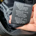 KC Collections Black Leather Button Front Jacket size Small Photo 7