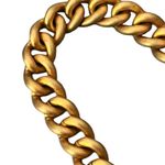 Spartina 449 NWT Dog Tag Gold Plated Link Bracelet Photo 4