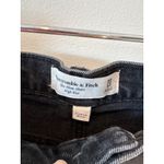 Abercrombie & Fitch Abercrombie Fitch Curve Love Mom Shorts Black High Rise Denim Shorts Size 10 Photo 1
