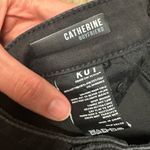 Kut From The Kloth  Catherine Mid-Rise Boyfriend Black Jeans Size 8 Photo 3