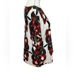 Marie Oliver ‎ Multicolor Abstract Print 100% Silk Short Sleeve Blouse Photo 3