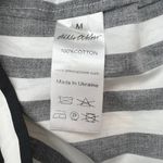 Anna October Off the Shoulder Stripe Dress Black White Midi Ruffle Sleeves Size undefined Photo 13