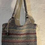 The Sak  handbag with stripes— khaki and colored stripes. Carried 1 time!! Photo 4