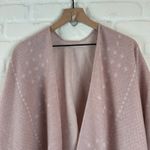 Gentle Fawn  Hermosa Cardigan Fringe Shawl Wrap Pink Soft Feel Layering Size XS/S Photo 3