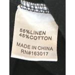 Princess Polly  Women's Black Linen Cotton Zipper Mini Straight Pencil Skirt Sz 4 Photo 4