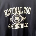 National zoo washington dc navy blue crewneck sweater fleece comfortable warm Size L Photo 2