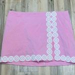 Crown & Ivy  | Hello Spring Pink Rage / White Stripe Skort Sz 22W Photo 0