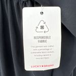 Lucky Brand  Sandwash Button Front Babydoll Blouse Jet Black XL NWT Photo 10