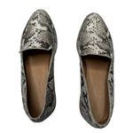 Madewell  Frances Leather Snake Pointed Toe Flat Loafers Size 6.5 Photo 3