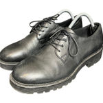 Vagabond  Shoemakers Kenova Leather Derby Lace‎ Up Chunky Shoes Black Size 9.5 Photo 0