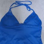 ANDIE The Lagos One Piece Blue Halter Adjustable Cheeky Bottom M New Photo 1