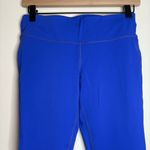 prAna ‎ Royal Blue Capri Leggings Small | Yoga Pants Stretch Activewear Photo 1