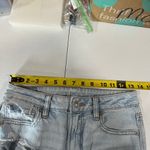 American Eagle  Light Wash Destroyed Strigid Mom Jeans High Rise Womens  2 Short Photo 6