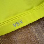 Victoria's Secret VSX Sport Neon Yellow Strappy Longline Sports Bra S/M Photo 2