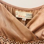 Odd Molly  baby doll cami 100% silk dress dusty pink tan size small Photo 3