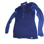 Patagonia  Capilene 3 Zip Neck Top Blue Stripe Long Sleeve Women’s Size XS Photo 5