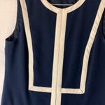 Muse womens 8 medium dress navy business white casual coastal office work Blue Photo 3