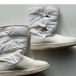 TECNICA Skandia White Fur Ski Boots Made Italy Women’s Size 6.5/ 37 EU Photo 1