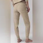 Alo Yoga ALO Muse Sweatpants, Gravel Heather (Tan), Size S Photo 1