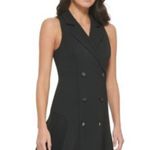 DKNY NWT  Women’s Black Double Breasted Blazer Mini Dress size 12 Photo 1