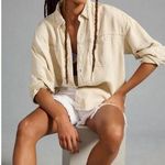 Anthropologie MOTHER The Piece of Work Shirt Size L Photo 0