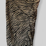 ALC Frank A.L.C. silk midi length asymmetric ruffle animal print skirt mobwife size 2 Photo 0
