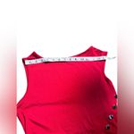 SheIn Boat Neck Asymmetrical Top With Button Detail Size L Photo 4