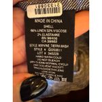 Theory  Dress Women 8 Blue Mayvine Linen Blend‎ Shirtdress Roll Tab Sleeve Mini Photo 9