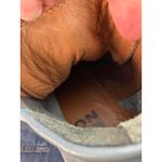 Bussola Size 41 Women's Blue Leather High Top Lace Up Side Zip Sneakers US 10 Photo 12