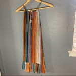 Fifteen Twenty Revolve multicolor keyhole striped ruffle hem dress Photo 3