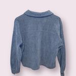 Thread and Supply  Oversized Shacket in Cornflower Blue - size small Photo 3