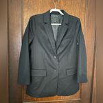 Talbots  Navy Blue Aberdeen Pique Knit Wool Blend Blazer 14P Photo 1