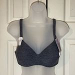 Hanes  Cool Comfort Ultimate Tee Shirt Bra Dark Gray 36B NWT Photo 1