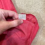 a.n.a  Pink Lightweight Cotton Summer Shortsleeve Rolled Tab Button Women Shirt XL Photo 6