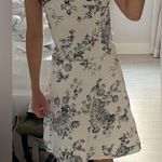 Teeze Me  white and blue strapless casual dress Photo 0