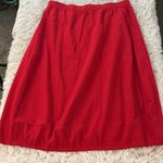 Eileen Fisher  Stretch Organic Cotton Pucker crimson Lantern Skirt  XL NWT Photo 6
