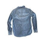 J.Crew  Always Chambray Blue Cotton Button Down Shirt Photo 3