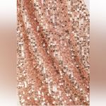 Lulus Evening of Wonder Gold Sequin Cowl Back Bodysuit size XS NEW Photo 4