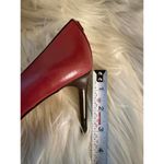 Coach Women's Deep Red Leather Heels Photo 7