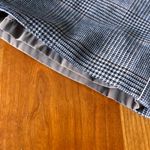 L.L. BEAN Plaid Houndstooth 100% Cotton Pants Womens Petite 10 Classic Fit Brown Blue Photo 6