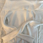 Aritzia Off-The-Shoulder Sweater Cream Photo 0