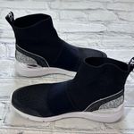 Michael Kors Sterling Bootie in Black and Silver Photo 4