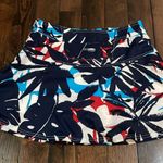 CHAPS Sport Golf Tennis Skirt Skort Size 4 Navy Floral Side Zip NWOT Sporty Photo 10