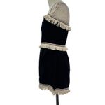 Selfie Leslie  Bermuda Bandeau Tassel Trim Romper Black Size‎ US Large Photo 5