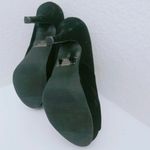 Bonnibel Suede Open Toe Stiletto Heel Booties in Black, Size 7.5 EXCELLENT! Photo 6