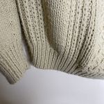 Ivy Vintage Chunky Acrylic Cardigan Brown Button Dot Pattern Size Small Photo 10