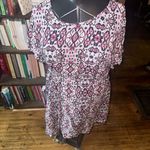 Ariat Paula southwest pink Aztec pocket T-shirt mini dress Photo 2