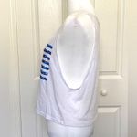 PINK - Victoria's Secret PiNK Victoria’s Secret Patriotic Sequin Bling Sleeveless Tank Top Red White Blue Photo 3